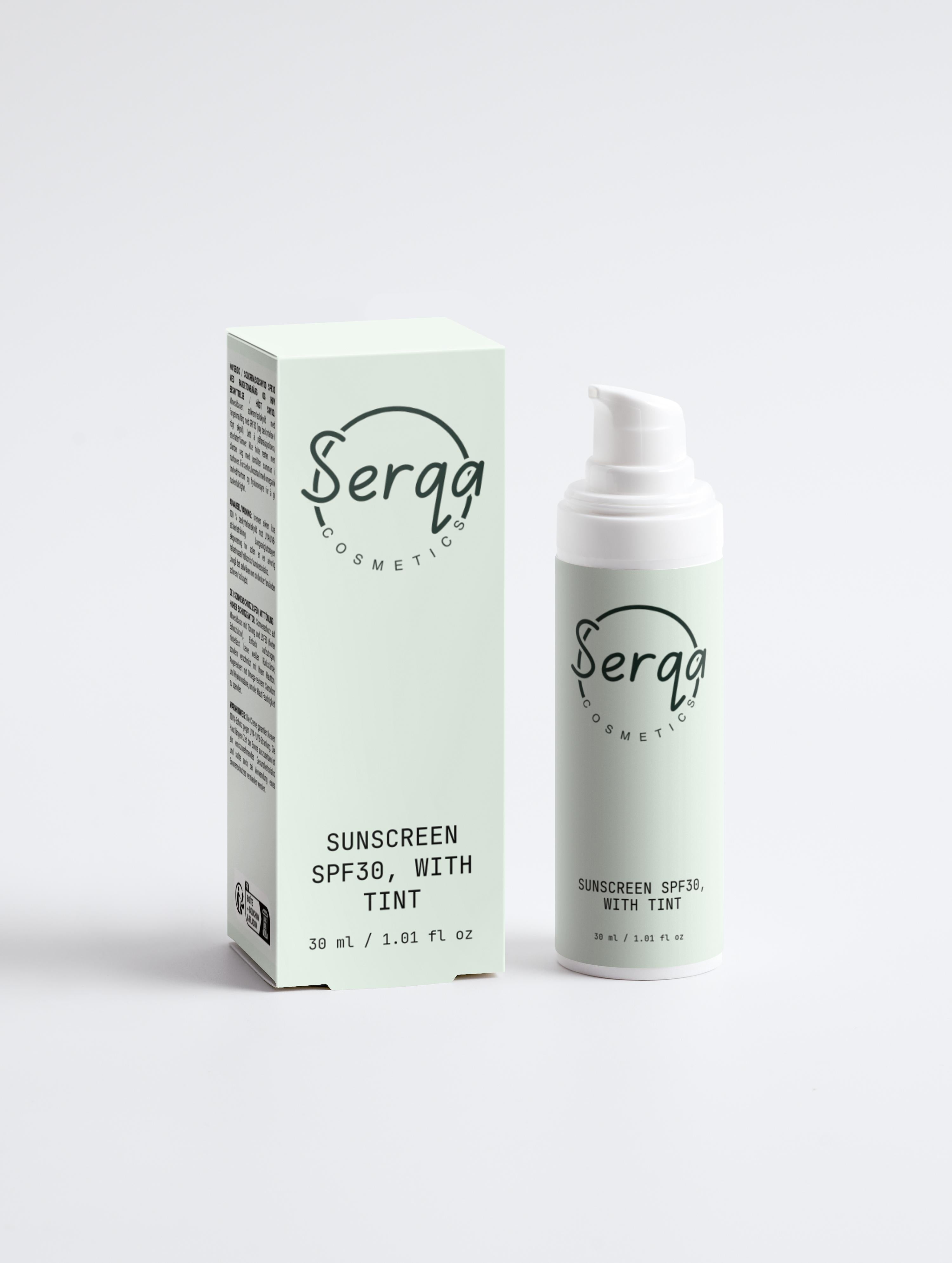 Sunscreen SPF30, with tint